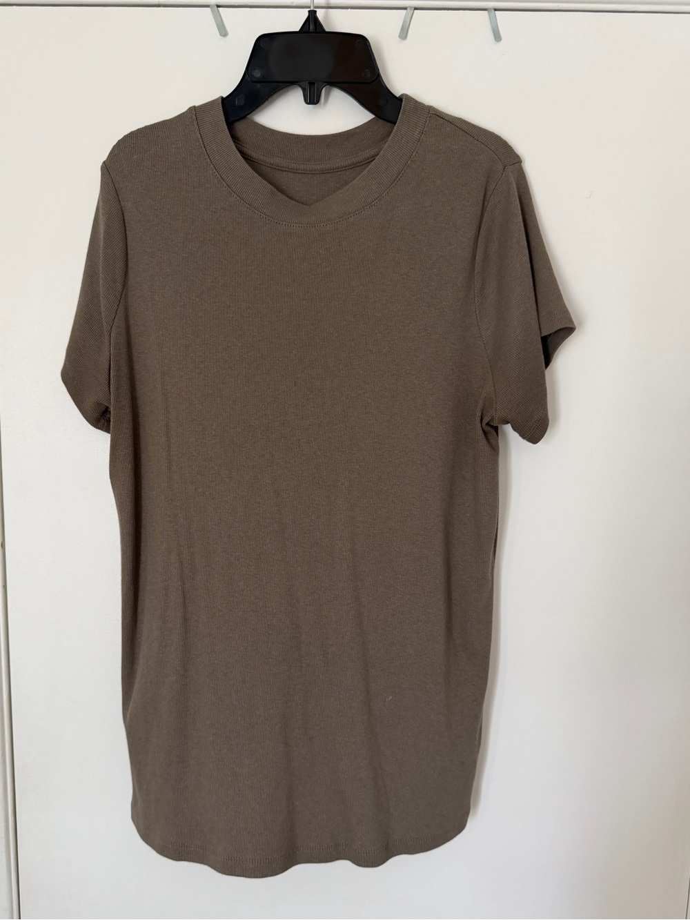A New Day- Short Sleeve Crewneck T-Shirt - Taupe Brown
